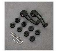 UFITIDU Elevalunas Para 1 Juego Enrollador Ventana Y Puerta Manual Aluminio Universal Para Coche, Manivela Elevadora, Manija Cierre Vidrio Para Ventana De Repuesto(BLACK2)