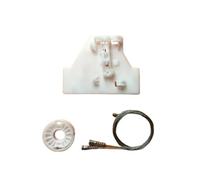 UFITIDU Elevalunas PARA A4 B6/B7 2000-2008 1 JUEGO KIT DE REPARACIÓN DE REGULADOR DE VENTANA LATERAL TRASERO IZQUIERDO Y DERECHO(Izquierda)