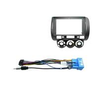 UFITIDU Fascia Marco para Ajuste Ciudad para Jazz 2001-2008 Coche Android Radio Estéreo Reproductor Marco Fascia 14 GD Panel Cable Alimentación Arnés Canbus Juego Panel Radio