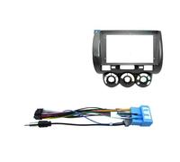 UFITIDU Fascia Marco para Ajuste Ciudad para Jazz 2001-2008 Coche Android Radio Estéreo Reproductor Marco Fascia 14 GD Panel Cable Alimentación Arnés Canbus Juego Panel Radio