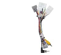 UFITIDU Fascia Marco para Nissan para X-Trail para X Trail 2 T31 MX6 para Qashqai para Cefiro 07-14 Adaptador Arnés Cableado 16 Pines Coche Cable Radio Android Juego Panel Radio