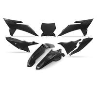 UFO 2025/11 JUEGO DE PLÁSTICO CON CUBIERTA DE LUZ KTM SX 85 '25-'26 COLOR NEGRO