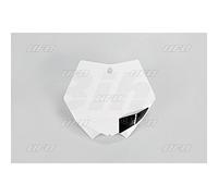 UFO - 41324/54 : Portanúmeros delantero blanco KT03093-047