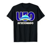 UFO Aficionado Retro Platillo Volador Diseño Camiseta