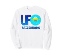 UFO Aficionado Retro Platillo Volador Diseño Sudadera