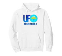 UFO Aficionado Retro Platillo Volador Diseño Sudadera con Capucha