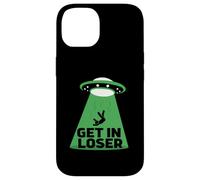 UFO Alien abduction get in loser Carcasa para iPhone 14