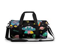 UFO Aliens Spaceship - Bolsa de gimnasio portátil para mujeres y hombres, bolsa de viaje para deportes, bolsa de gimnasio divertida bolsa de yoga