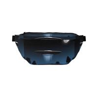 UFO at Night - Riñonera ajustable para hombres y mujeres, correr, senderismo, escalada, gimnasio, bicicleta estática, etc., Black, Talla única