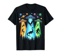UFO Beams Bigfoot y Criaturas legendarias Camiseta