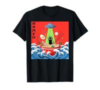 UFO Cat Ramen Japanese Kawaii Anime Space Noodles Camiseta