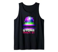 UFO conspiración Humor Alien platillo Volador Area 51 Camiseta sin Mangas