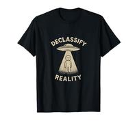 UFO desclasifica la Realidad - Gráfico Retro para buscadores de la Verdad Camiseta