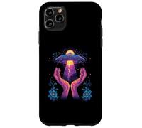 UFO Floral Bloom Alien Core Space Flower Secret Touch Carcasa para iPhone 11 Pro MAX