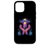 UFO Floral Bloom Alien Core Space Flower Secret Touch Carcasa para iPhone 12/12 Pro