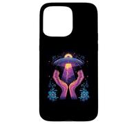 UFO Floral Bloom Alien Core Space Flower Secret Touch Carcasa para iPhone 15 Pro MAX