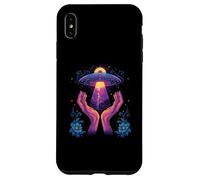 UFO Floral Bloom Alien Core Space Flower Secret Touch Carcasa para iPhone XS MAX