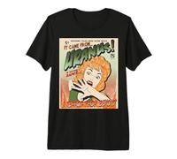 UFO Flying Saucer Invasion 1950 Sience Fiction Abduction Camiseta Premium
