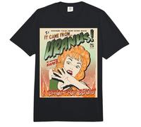 UFO Flying Saucer Invasion 1950 Sience Fiction Abduction Comfort Colors Adult Heavyweight T-Shirt