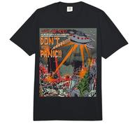 UFO Flying Saucer Invasion 1950 Sience Fiction Abduction Comfort Colors Adult Heavyweight T-Shirt