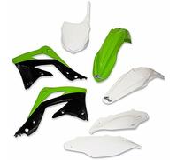 UFO Kit Plástico Color Original Verde/Blanco/Negro Kawasaki kx450f