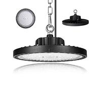 UFO Lámpara Alta Bahía, Campana Led Industrial 100W 10000LM Lámpara LED Iluminación Comercial, 6500K Luces para Fábrica, Lámpara Industrial Focos Led de Techo para Fábricas Almacén Aeropuerto Garaje
