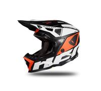 UFO PLAST Casco Echus Negro/Naranja/Blanco Mate, Talla L