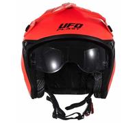 UFO PLAST Casco Sharatan Jet Naranja flúor XS