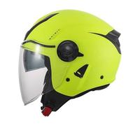 UFO PLAST Casco Urbano Spirit Demi Jet Amarillo flúor L