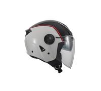 UFO PLAST Casco Urbano Spirit Demi-Jet Blanco/Negro, Talla M