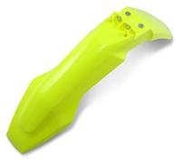 UFO PLAST Guardabarros delantero/frontal Fender amarillo fluoro/neón amarillo compatible con Husqvarna FE 450 de 2017 a 2021 FE 501 del 2017 al 2021