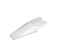 UFO PLAST Guardabarros trasero/trasero Fender blanco/blanco 041 con enganches/pins compatible con Husqvarna FE 450 del 2020 al 2021 FE 501 del 2020 al 2021