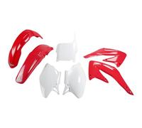 UFO PLAST Kit 999 Honda CRF 450R 2004-2004, plástico, rojo, izquierdo