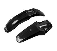 UFO PLAST Kit guardabarros / guardabarros kit negro restyling compatible con Kawasaki KX 85 del 2000 al 2012