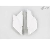 UFO PLAST Laderas laterales blanco Kawasaki KLX 110 2010-2024