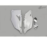UFO PLAST Laderas laterales blanco Kawasaki KXF 250 2021-2024