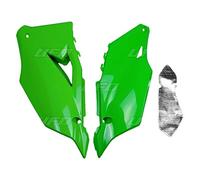 UFO PLAST Laderas laterales verde Kawasaki KXF 450 2019-2023