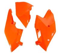 UFO PLAST Lados laterales naranja flúor Ktm SX 125 2016-2018
