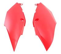 UFO PLAST Laterales laterales/laterales paneles rojo/rojo 070 Compatible con Honda CRF 250R de 2018 a 2021 CRF 250RX de 2019 a 2021 CRF 450R de 2017 a 2020 CRF 450RX de 2017 a 2020.