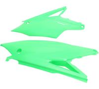 UFO PLAST Laterales laterales verde flúor Kawasaki KXF 450 2016-2018