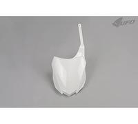 UFO PLAST portanumero Delantero Blanco Kawasaki KXF 450 2013-2015