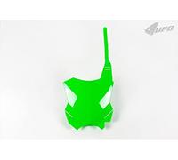 UFO PLAST portanumero Delantero Verde flúor Kawasaki KXF 450 2016-2024