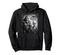 UFO & Rock On Area 51, Bigfoot y Alien Vintage Sasquatch Sudadera con Capucha