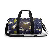 UFO Rocket Aliens - Bolsa de gimnasio portátil para mujeres y hombres, bolsa de viaje para deportes, bolsa de gimnasio divertida bolsa de yoga