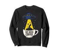 UFO Vintage Coffee Alien Lovers Sudadera