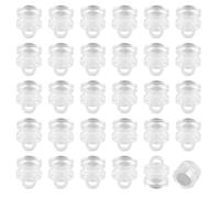 UFURMATE 30 ganchos magnéticos para techo, mini imanes transparentes para decoración de techo, ganchos magnéticos resistentes para globos, decoraciones de fiesta, aula