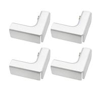 UFURMATE Conector de vidrio, 4 abrazaderas de aleación de aluminio de vidrio de 2 vías, soporte de clip sin montura para fijación o tanque de pescado, protector de viento de vidrio, para 4-7mm grosor
