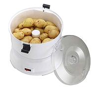 UGCER Pelador de Patatas, máquina peladora automática, removedor de Piel de Patata eléctrico para el hogar, deshidratador de Secado de Verduras, Arranque con un Solo Toque, fácil de operar