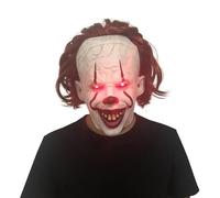 UGDOUS Payaso de terror Pennywise de Stephen King, luminoso for Halloween(No light)