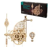 UGEARS Reloj de pared con péndulo Aero Puzzle 3D de madera 70154